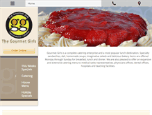 Tablet Screenshot of gourmetgirlsmd.com